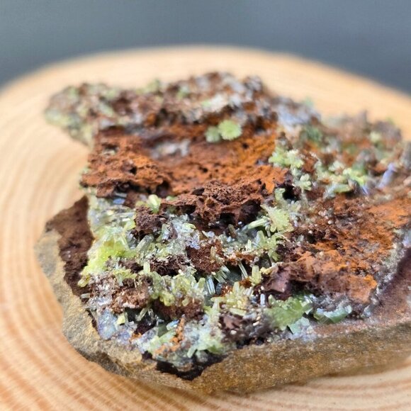 Rare Plumbogummite Crystal | Green-Yellow Mineral Specimen | 65g - Picture 6 of 15